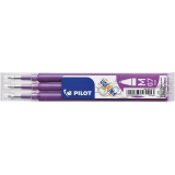 Recharge roller PILOT FriXion Medium violet 3 pièces