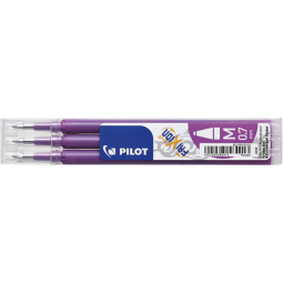 Recharge roller PILOT FriXion Medium violet 3 pièces