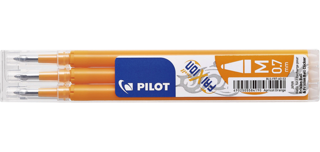 Pilot FriXion Roller Refill BLS-FR7 0.35mm Apricot Orange