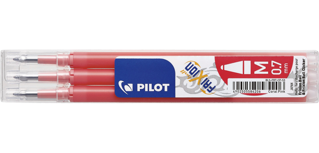 Pilot FriXion refill roller BLS-FR7 0.35mm coral pink