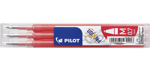 Rollerpenvulling Pilot Frixion BLS-FR7 0.35mm koraalroze