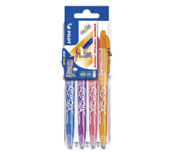 Rollerpen PILOT friXion medium fun assorti Set2Go à 4 stuks