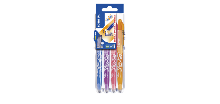 PILOT FriXion Roller Set2Go Medium Fun Assorted 4 Pieces
