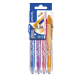 Rollerpen PILOT friXion medium fun assorti Set2Go à 4 stuks