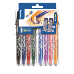 Roller PILOT FriXion Set2Go Medium assorti 8 pièces