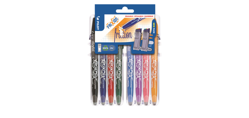 PILOT FriXion Roller Set2Go Medium Assorted 8 Pieces