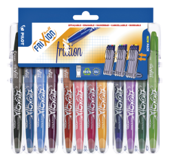 Roller PILOT FriXion Set2Go Medium assorti 12 pièces