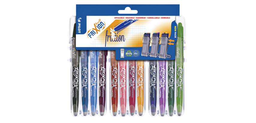 Roller PILOT FriXion Set2Go Medium sortiert 12 Stück