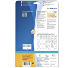 Etiquette HERMA 8671 A4 99,1x38,1mm 350 pièces fim transparent mat