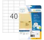 Etiquette HERMA 4684 A4 52,5x29,7mm 1000 pièces film transparent mat