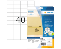 HERMA Label 4684 A4 52.5x29.7mm 1000 pieces matte transparent film