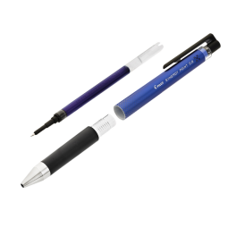 De_boligrafo pilot synergy point retractil sujecion de caucho tinta gel 0,5 mm negro