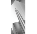 Stylo bille Parker Jotter XL Monochrome Stainless Steel Medium blister