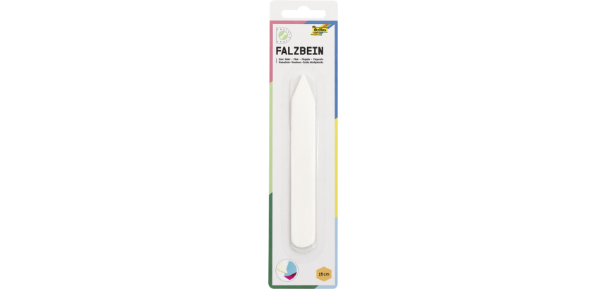 Folia-Falzbein 15x2cm weiß