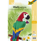 Corrugated cardboard Folia flute E 25x35cm 10 assorted sheets