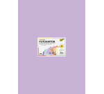 Folia Photo Card 50x70cm 300g 100 Sheets Assorted Pastel