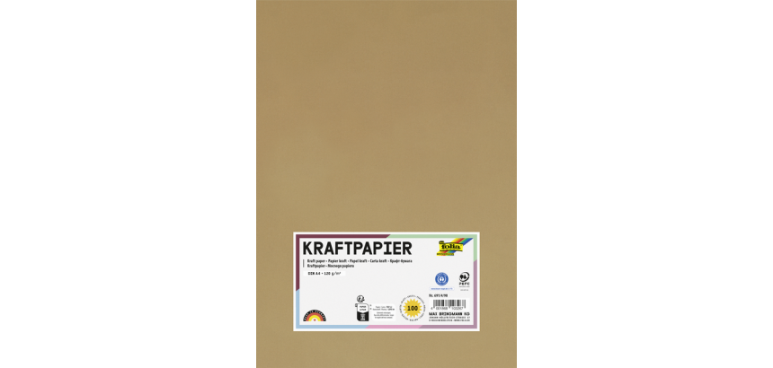 Kraft paper Folia DIN A4 120g