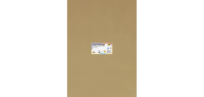 Kraft cardboard Folia 50x70cm 120g 25 sheets