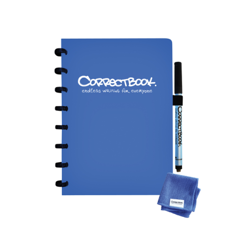 Carnet de notes Correctbook A5 ligné 40 pages Earthy Blue