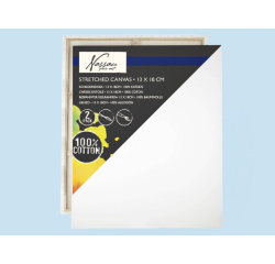 Toile canvas Nassau Fine Art 13x18cm 100% coton 2 pièces