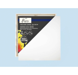 Toile canvas Nassau Fine Art 20x20cm 100% coton 2 pièces