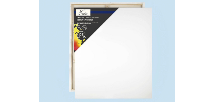 Canvas Nassau fine art 30x40cm 100% katoen