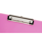Neon Pink Transparent Plastic A4 Portrait Clipboard MAUL
