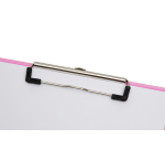 Neon Pink Transparent Plastic A4 Portrait Clipboard MAUL