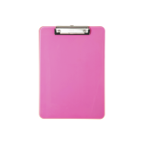 Neon Pink Transparent Plastic A4 Portrait Clipboard MAUL