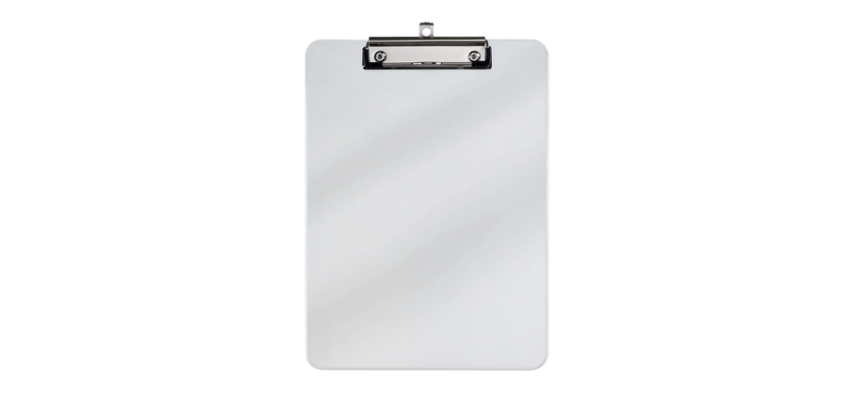 MAUL clipboard A4 portrait transparent plastic