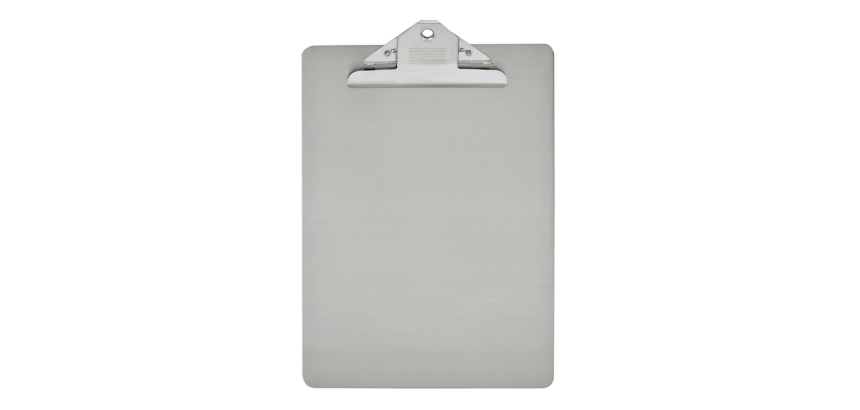 MAUL-Klemmbrett A4 Hochformat Edelstahlklemme