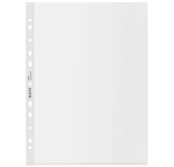 Pochette Leitz Recycle A4 11 perforations PP 0,10mm transparent 25 pièces