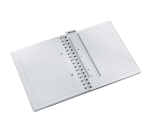 Cahier de notes Leitz WOW A5 ligné spirale PP noir