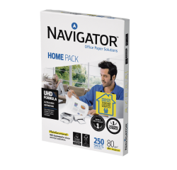 De_papel fotocopiadora navigator home pack din a4 80 gramos paquete de 250 hojas