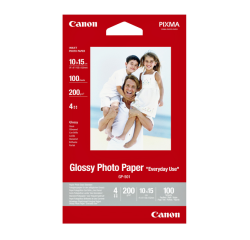 Papier jet d’encre Canon GP-501 10x15cm 210g brillant 100 feuilles