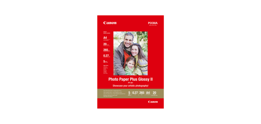 Inkjetpapier Canon PP-201 A4 265gr glans 20 vel