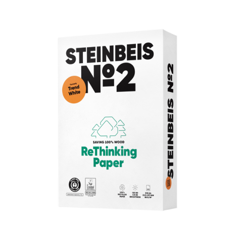 Kopieerpapier Steinbeis No2 A4 80gr wit 500 vel