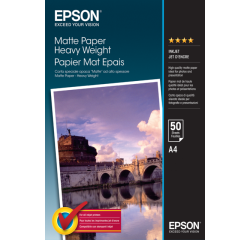 Epson Matte Paper Heavy Weight - A4 - 50 Blätter