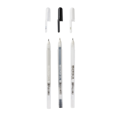 Roller Gel Sakura Gelly Roll  Metallic set 3 couleurs