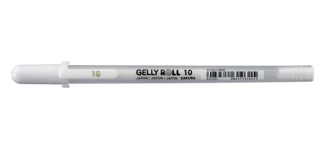 Stylo gel Sakura Gelly Roll CLassic 10 blanc