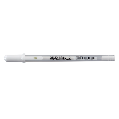 Stylo gel Sakura Gelly Roll CLassic 10 blanc