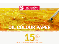 Olieverfpapier Talens Art Creation 15 witte vellen 300gr A4 geel