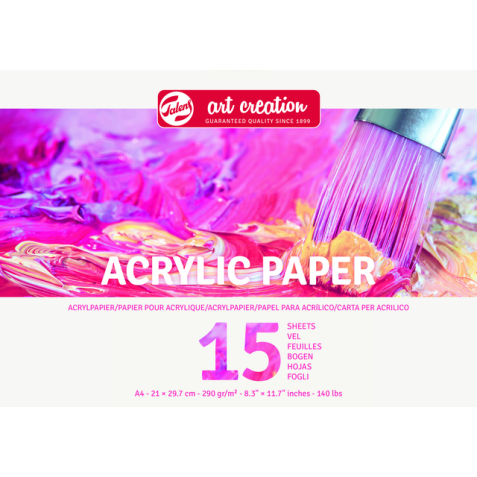 Acrylverfpapier Talens Art Creation A4 15vel 290gr