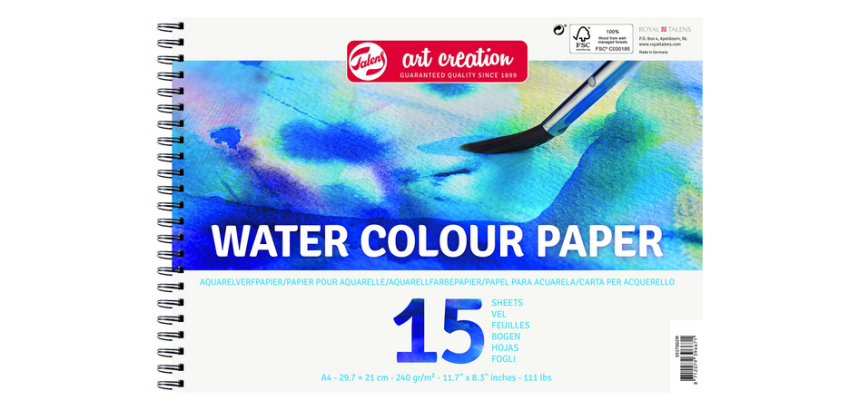 Talens Art Creation Watercolor Paper A4 15 Sheets 240g