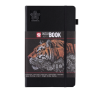 Carnet de croquis Sakura 130x210mm 140g 80 feuilles noires