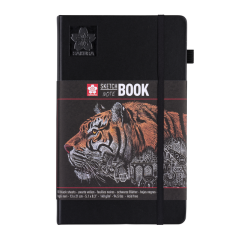 Carnet de croquis Sakura 130x210mm 140g 80 feuilles noires