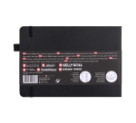 Schetsboek Sakura 80 zwarte vellen 140gr 210x148mm zwart
