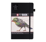 Schetsboek Sakura 80 witte vellen 140gr 130x210mm zwart