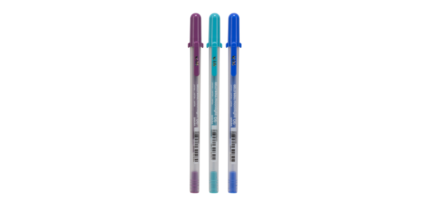 Sakura Gelly Roll Moonlight 06 Galaxy Gel Roller Pen Set, 3 colors