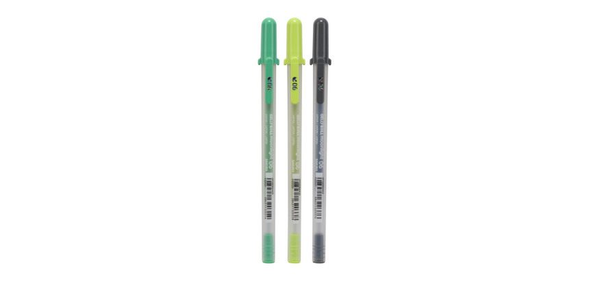 Sakura Gel Roller Moonlight 06 Botanic Set 3 Colors